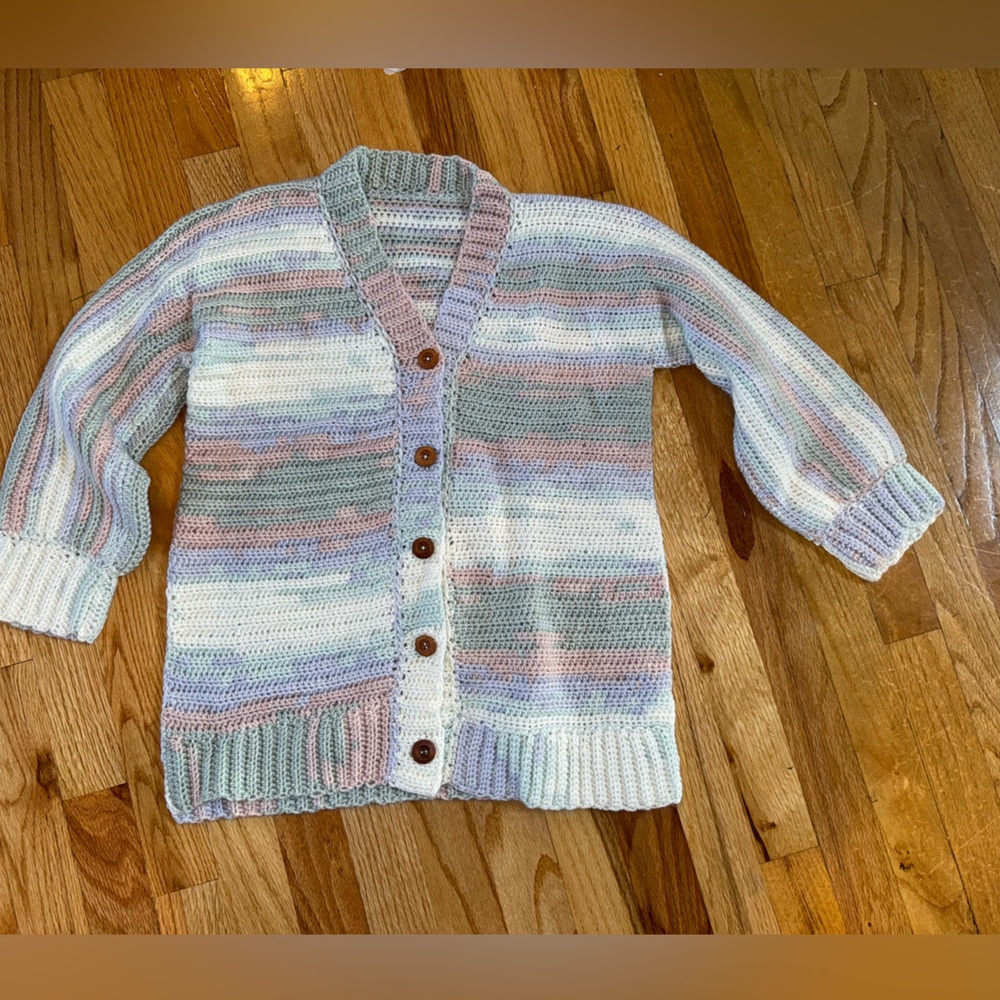 HANDMADE CARDIGAN.